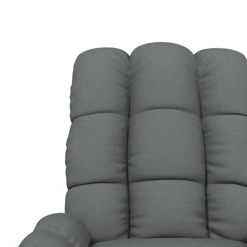Recliner Chair Dark Grey Fabric Price