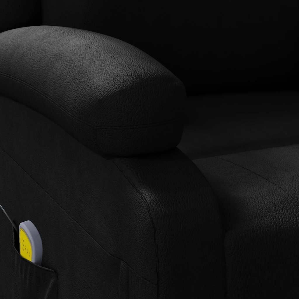 Massage Chair Black Faux Leather Price