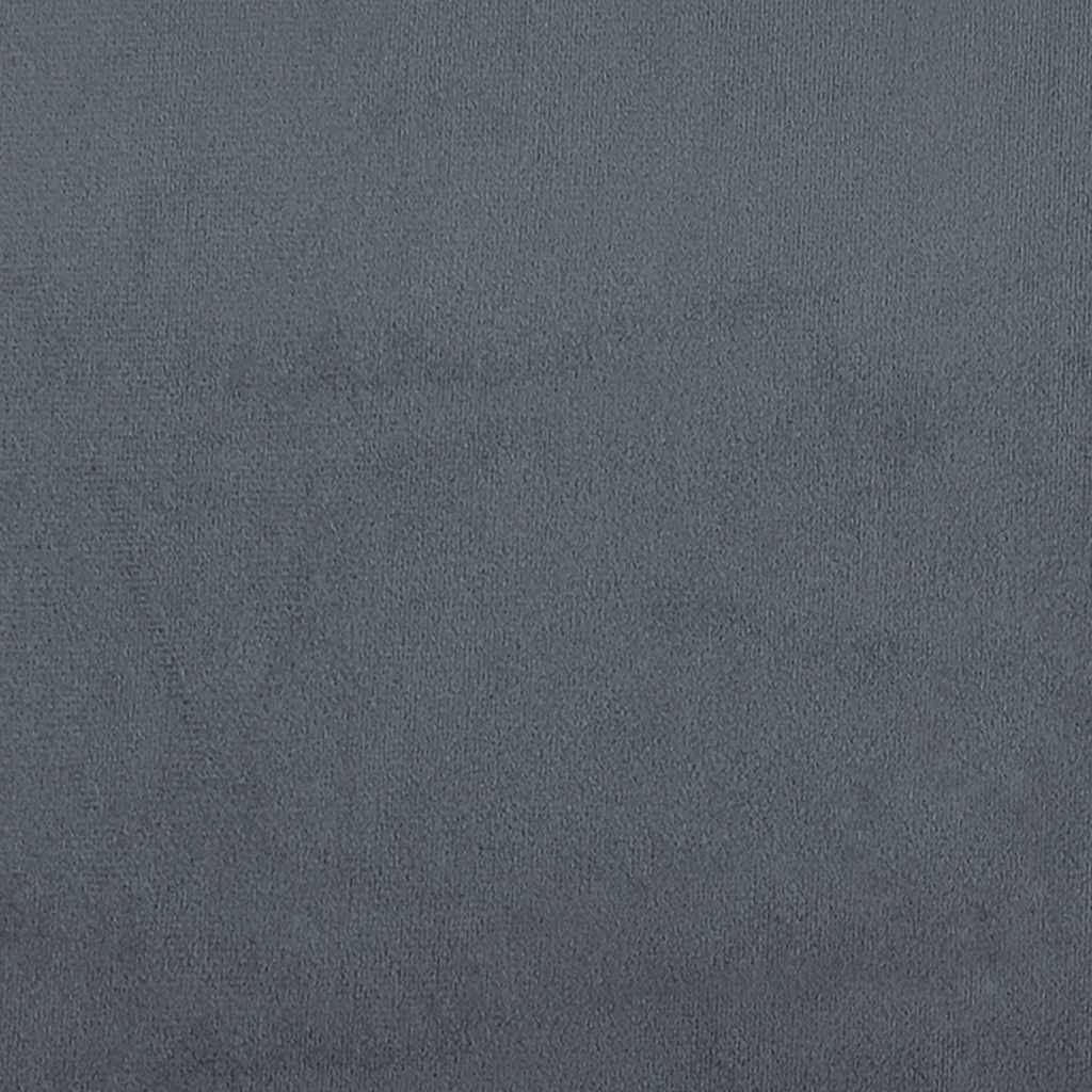 Bed Frame without Mattress Dark Grey Double Velvet Price