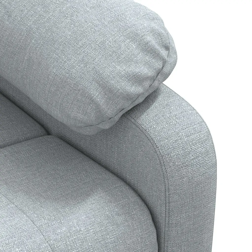 Recliner Chair Light Grey Fabric Price