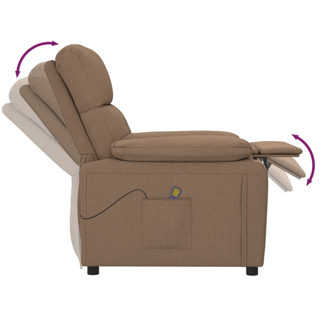 Massage Chair Brown Fabric Price