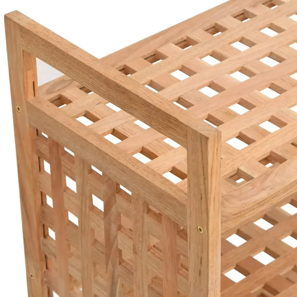 Shoe Rack with Drawer 70x27x81 cm Solid Wood Walnut Price