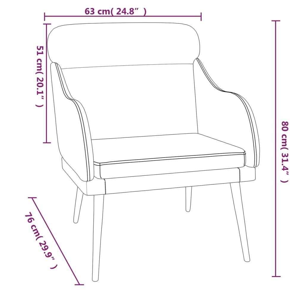 Armchair Black 63x76x80 cm Velvet Price