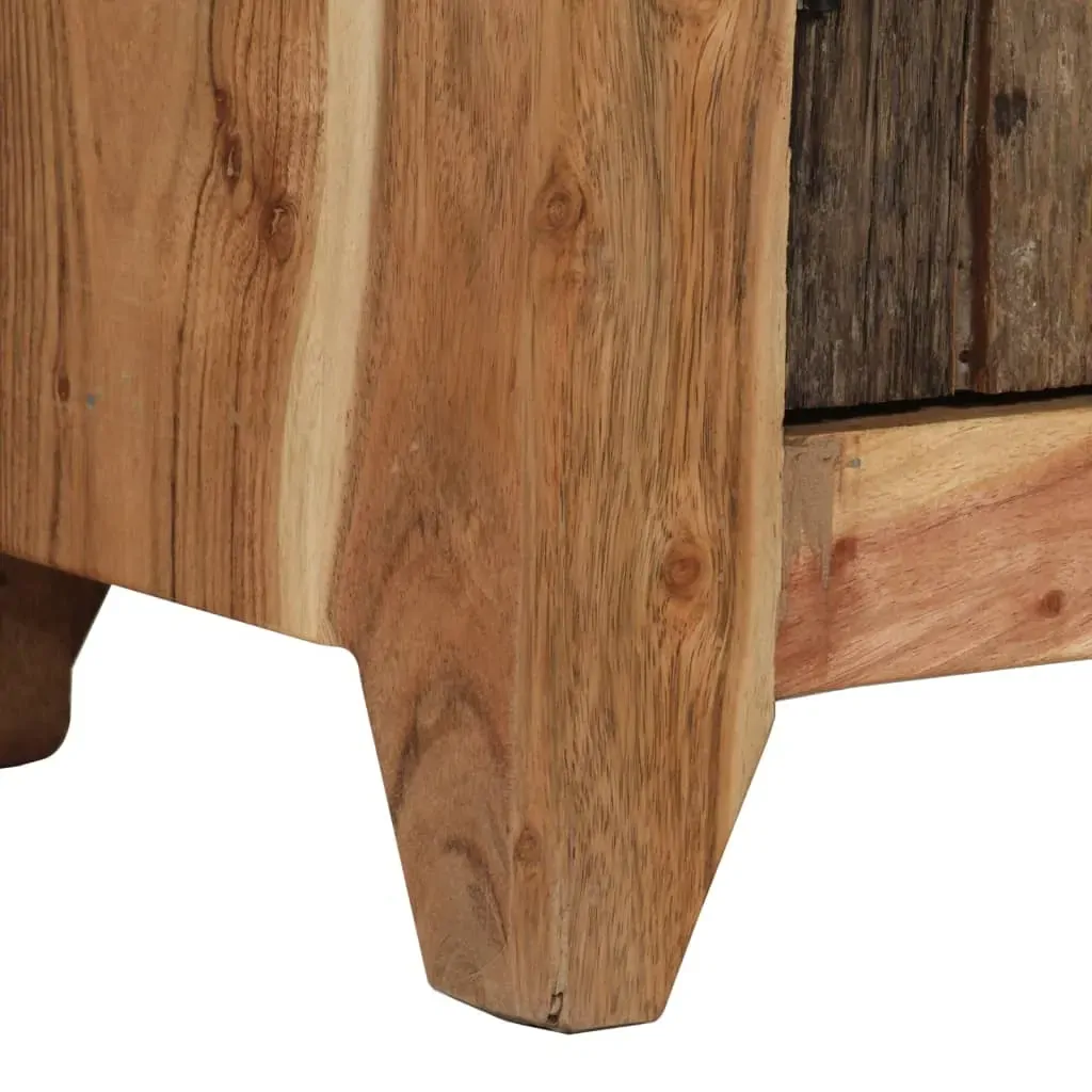 Sideboard 55x33x75 cm Solid Wood Acacia and Reclaimed Price