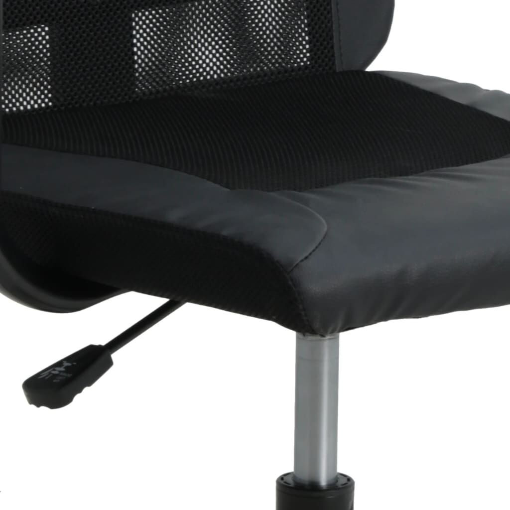 Office Chair Height Adjustable Black Mesh Fabric and Faux Leather Price