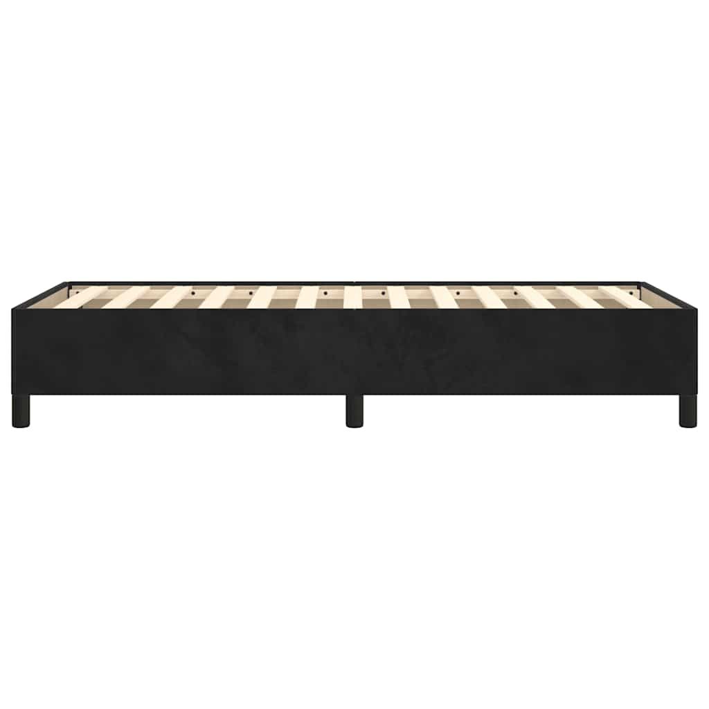 Bed Frame without Mattress Black King Single Size Velvet Price