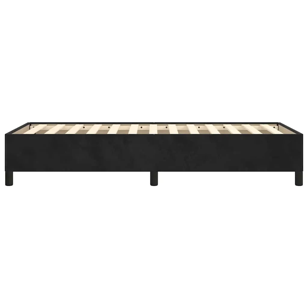 Bed Frame without Mattress Black King Single Size Velvet Price