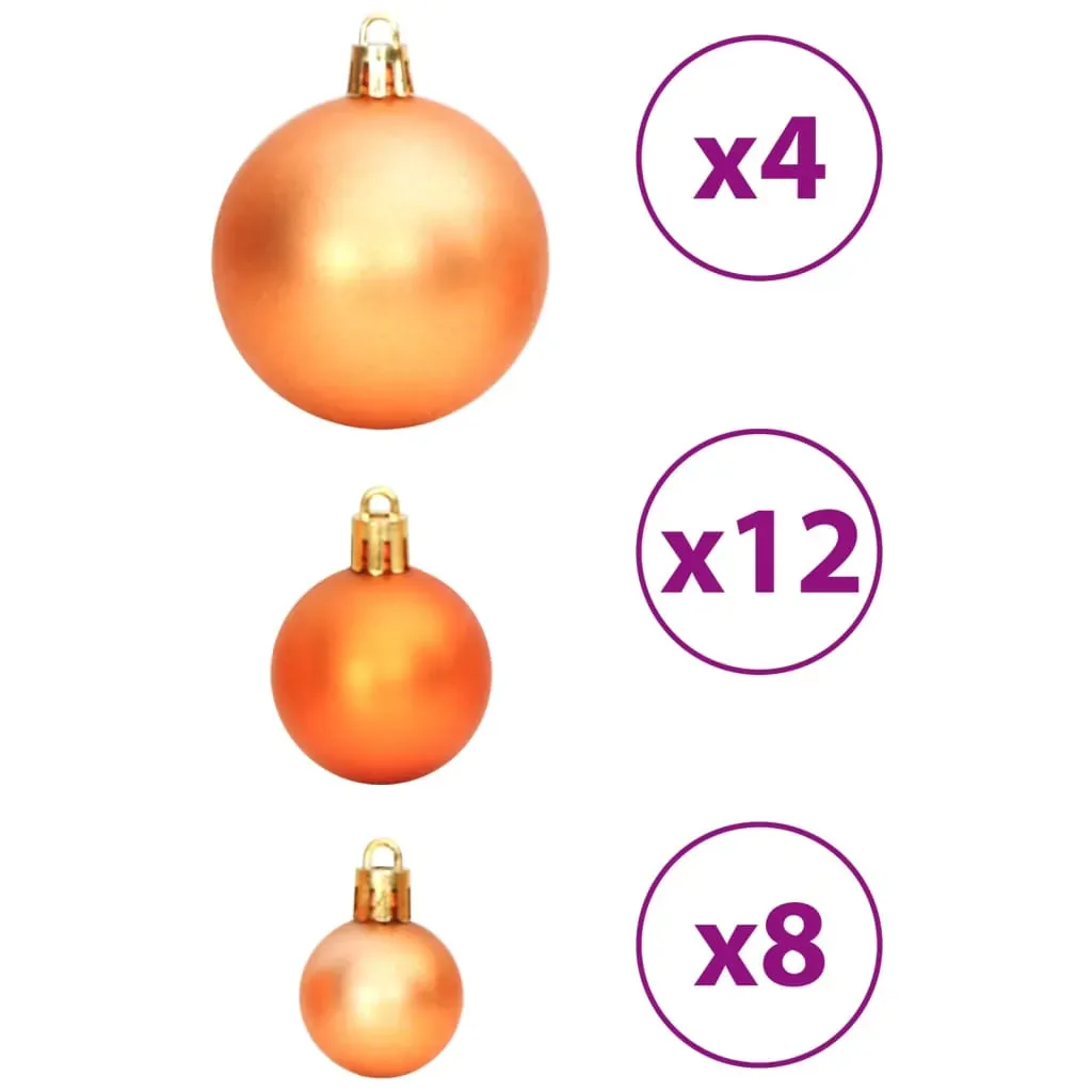 Christmas Baubles 100 pcs Brown 3 / 4 / 6 cm Price