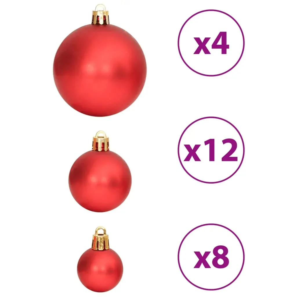 Christmas Baubles 100 pcs Gold and Wine Red 3 / 4 / 6 cm Price