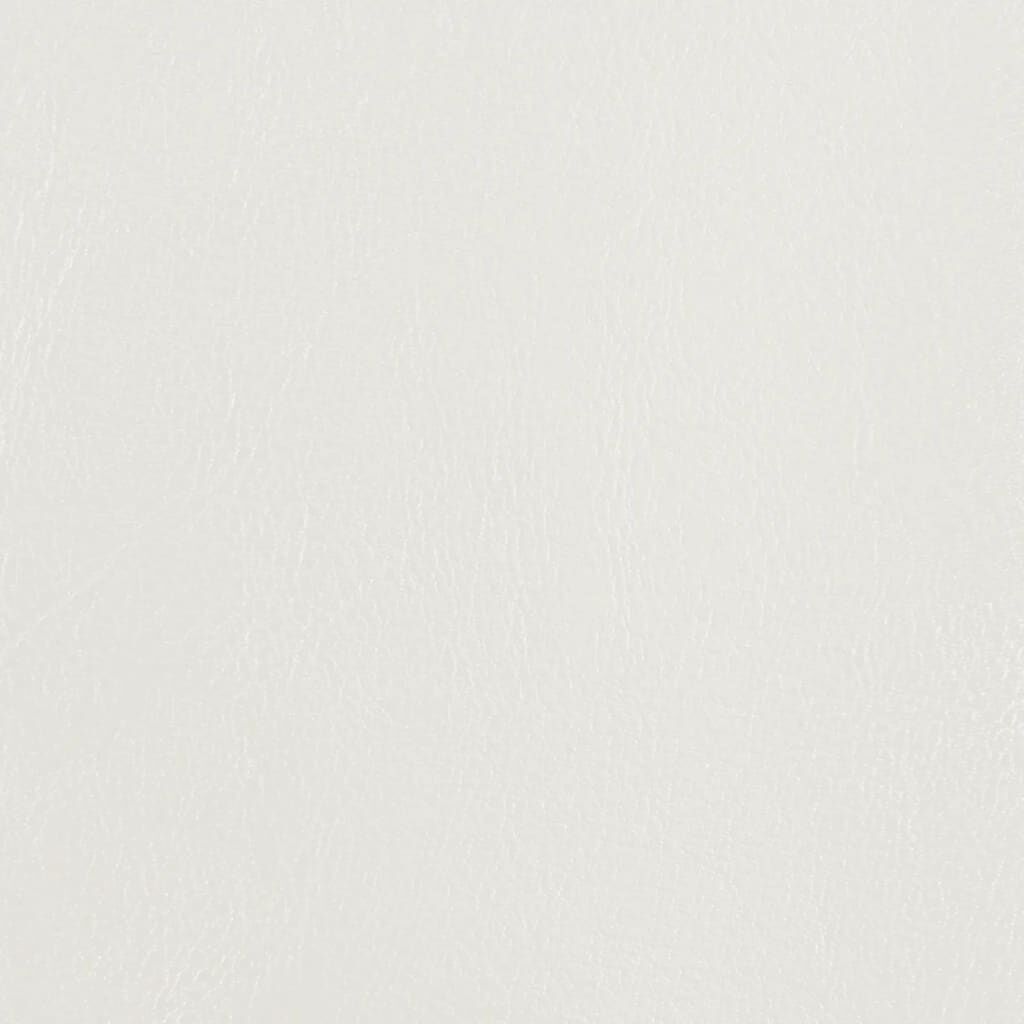 Tub Chair with Footstool White Faux Leather Price