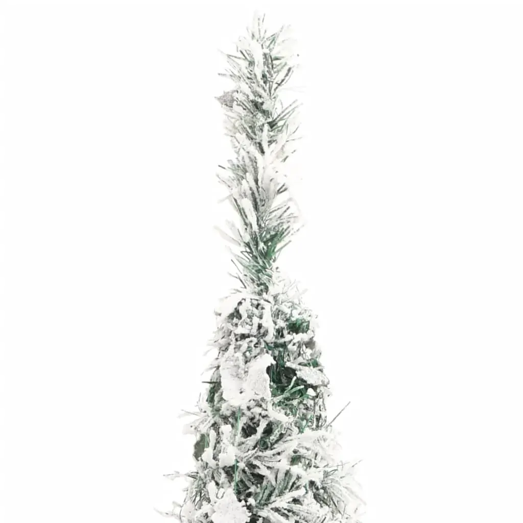 Artificial Christmas Tree Pop-up Flocked Snow 150 LEDs 180 cm Price