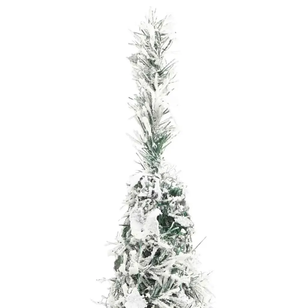 Artificial Christmas Tree Pop-up Flocked Snow 200 LEDs 210 cm Price