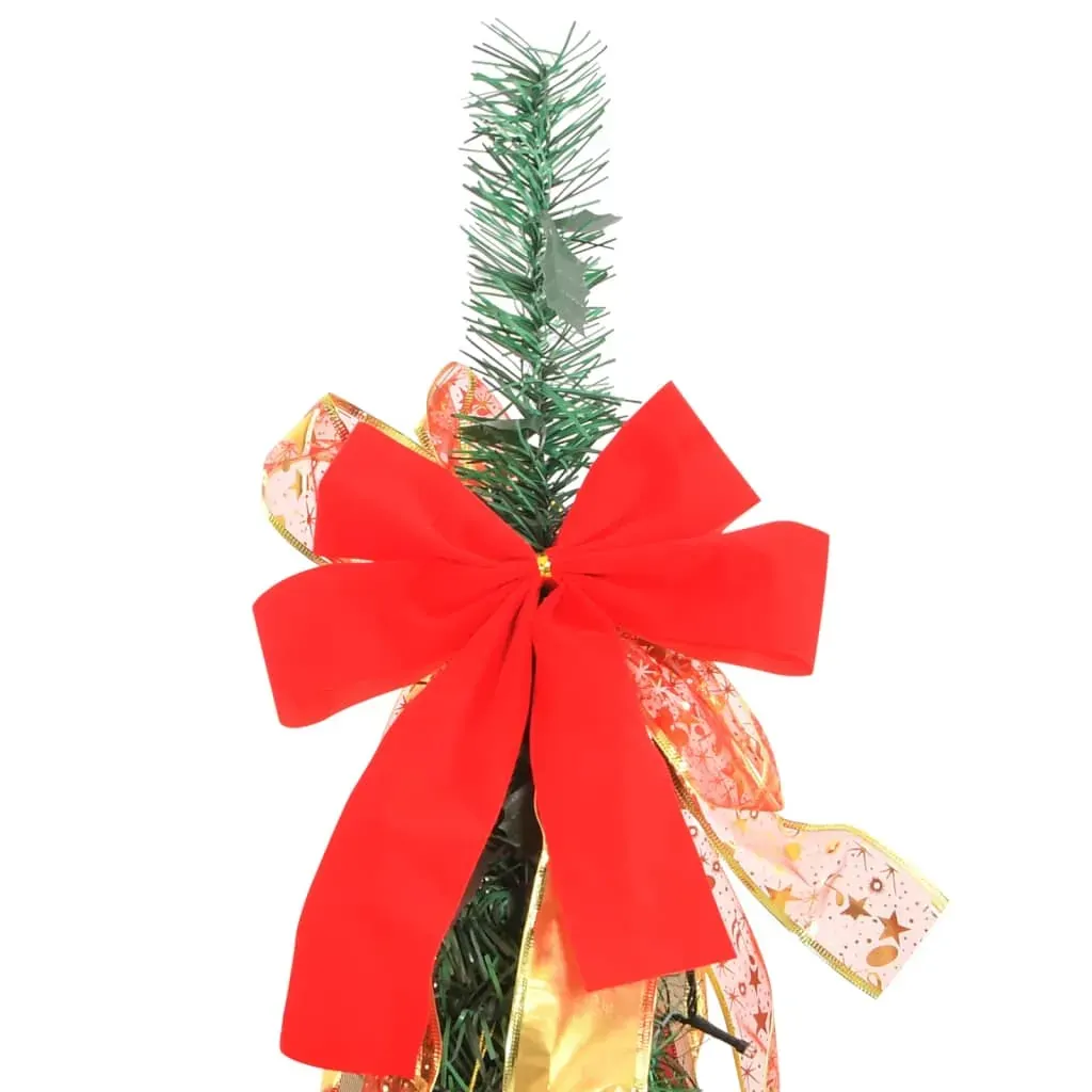Artificial Christmas Tree Pop-up 100 LEDs Green 150 cm Price