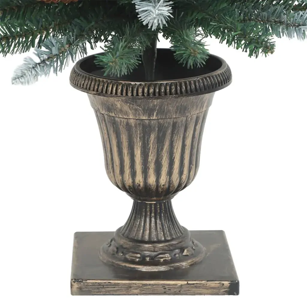 Artificial Christmas Trees 2 pcs 100 LEDs Green and White 120 cm Price