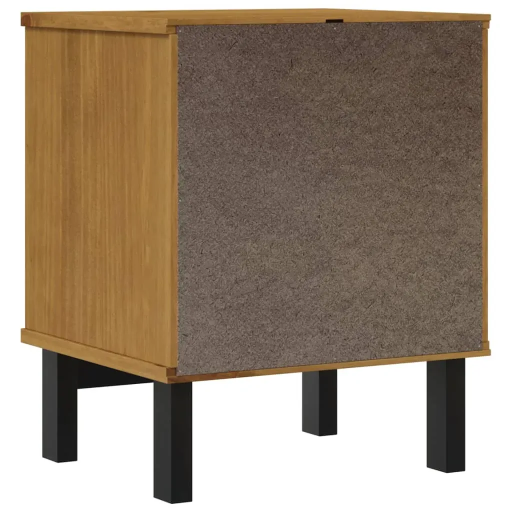 Bedside Cabinet FLAM 40x35x50 cm Solid Wood Pine Price