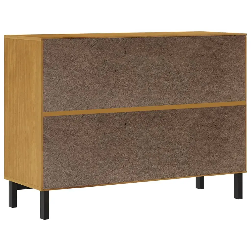 Drawer Cabinet FLAM 110x40x80 cm Solid Wood Pine Price
