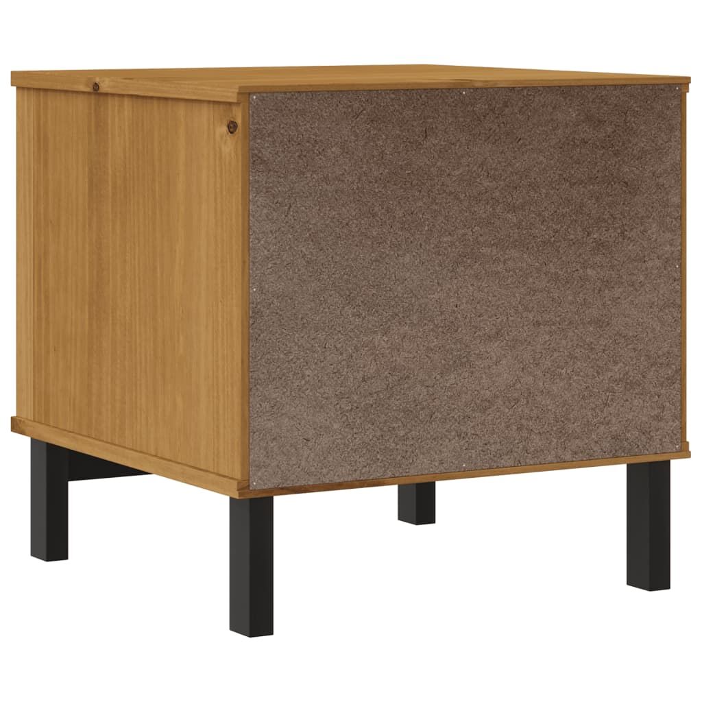 Side Table FLAM 50x50x50 cm Solid Wood Pine Price