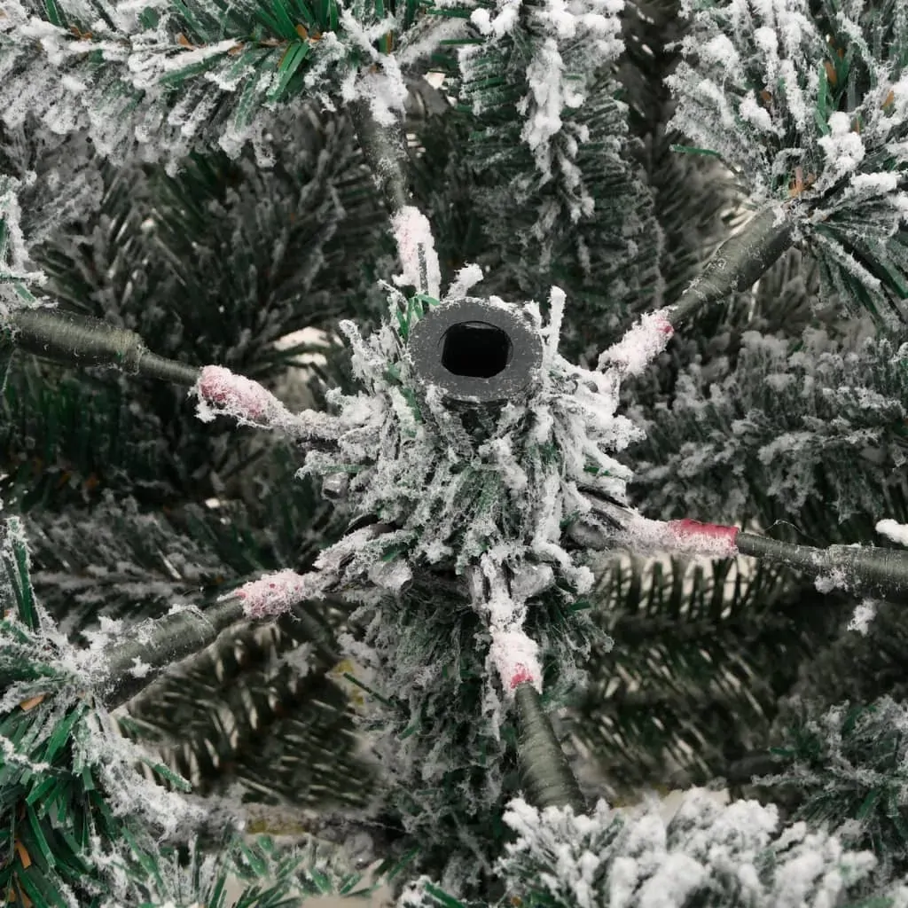 Artificial Hinged Christmas Tree with Flocked Snow 180 cm Price