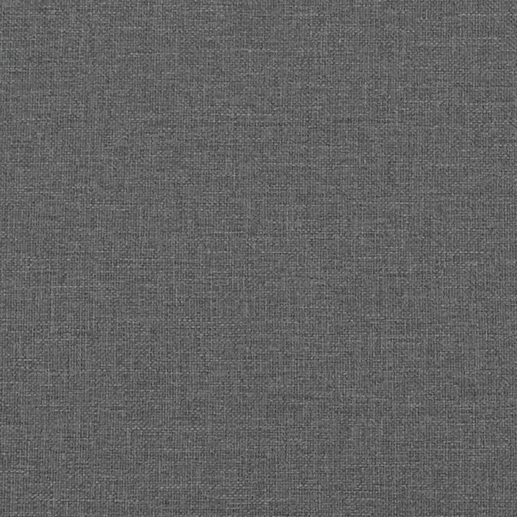 2-Seater Sofa Dark Grey 140 cm Fabric Price
