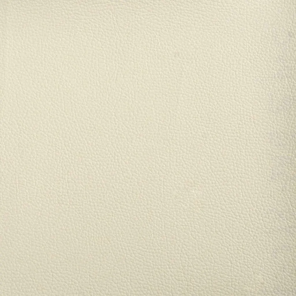 2-Seater Sofa Cream 120 cm Faux Leather Price