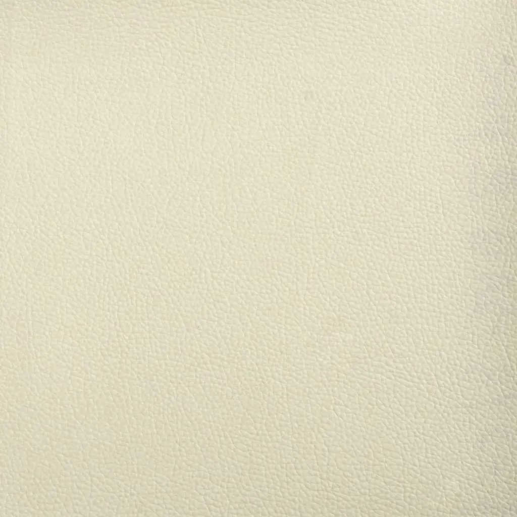 2-Seater Sofa Cream 140 cm Faux Leather Price