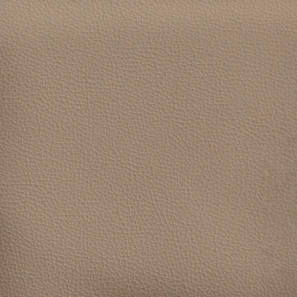 3-Seater Sofa Cappuccino 180 cm Faux Leather Price