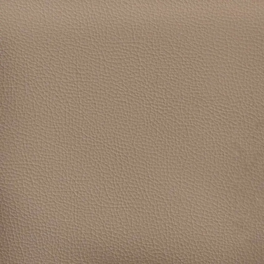 2-Seater Sofa Cappuccino 140 cm Faux Leather Price