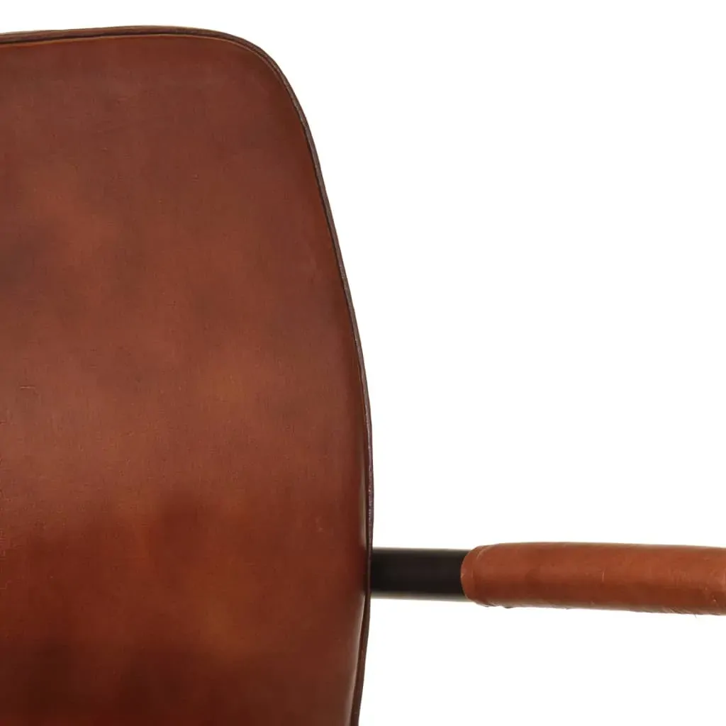 Sofa Chair Brown Real Leather Price