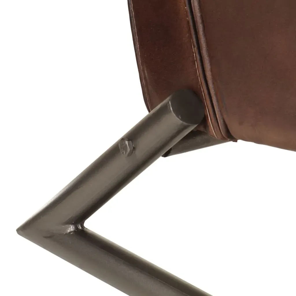 Sofa Chair Brown Real Leather Price