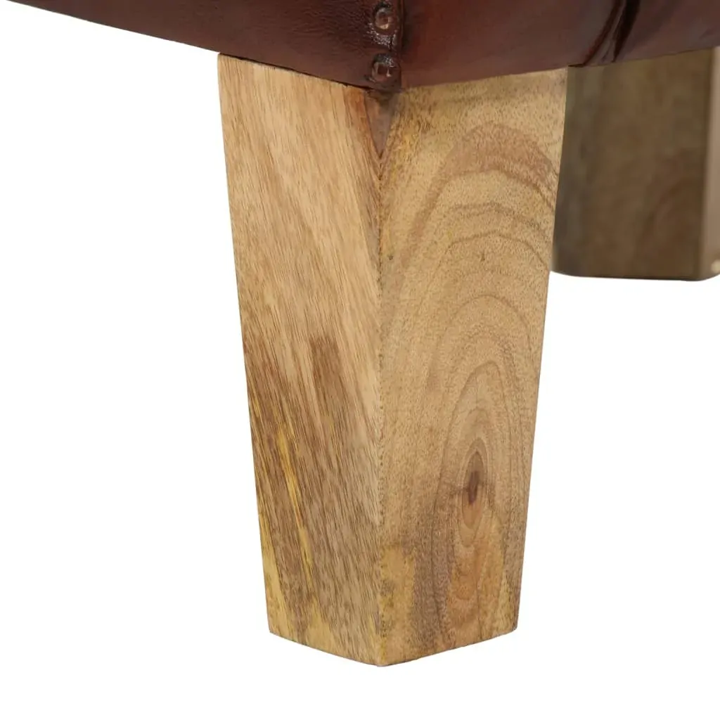 Tub Chair Brown Real Leather Price