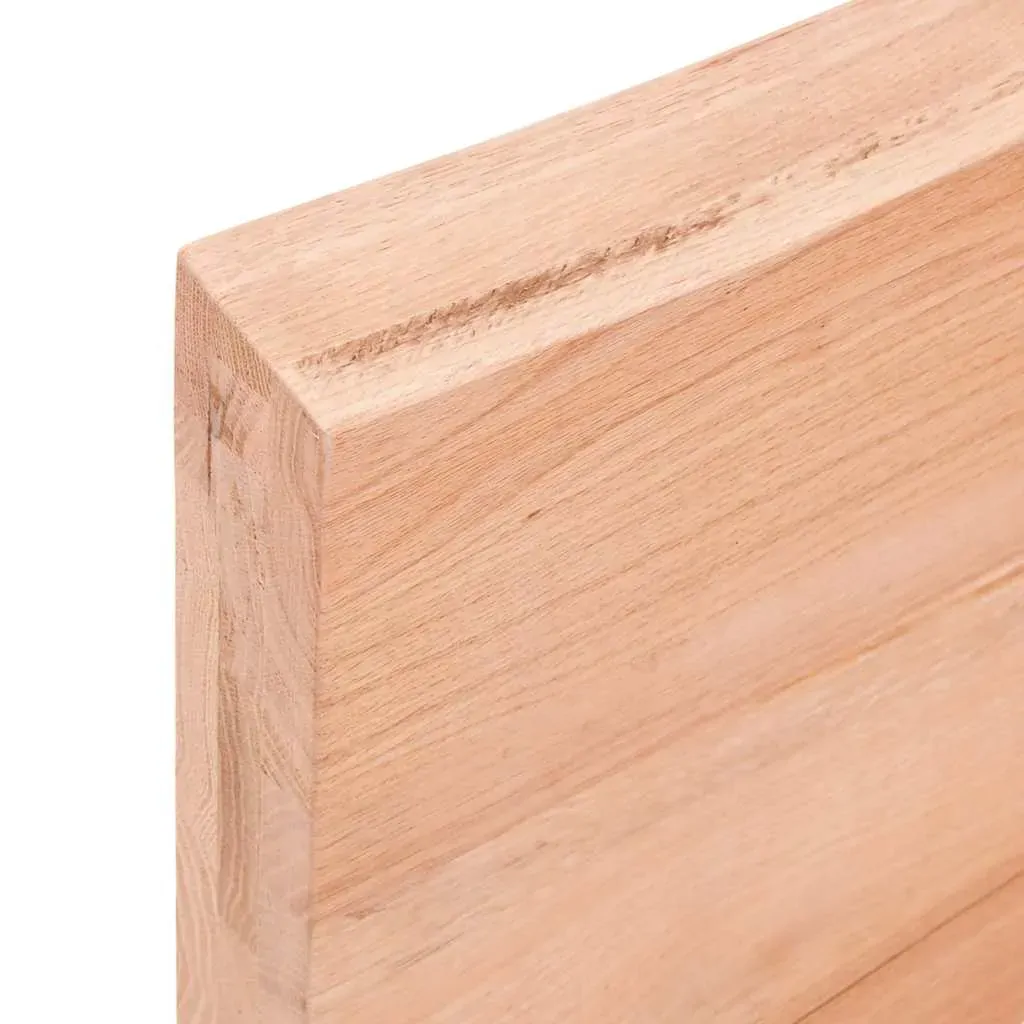 Table Top Light Brown 120x50x(2-6)cm Treated Solid Wood Live Edge Price