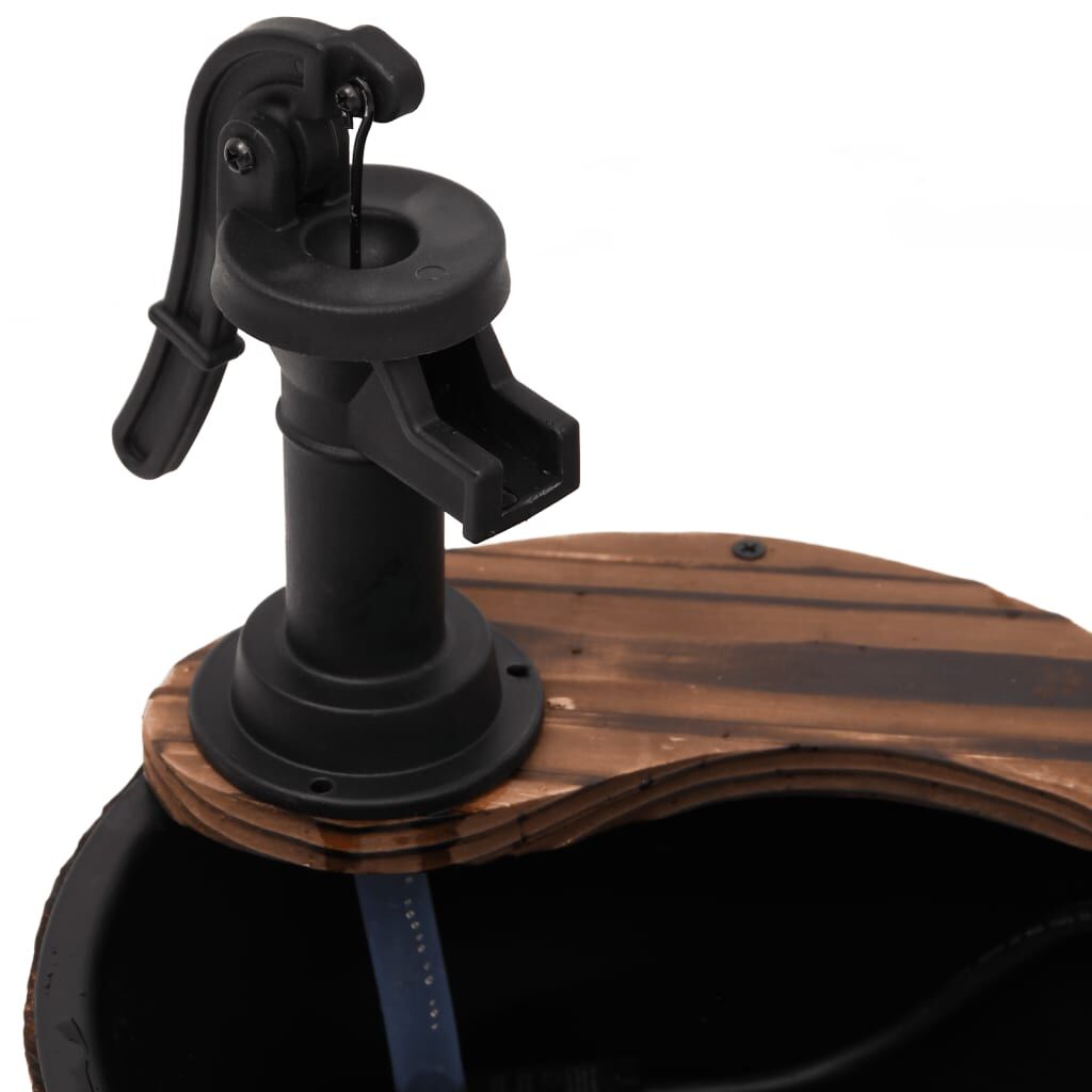 Water Fountain with Pump 28x28x34.5 cm Solid Wood Fir Price