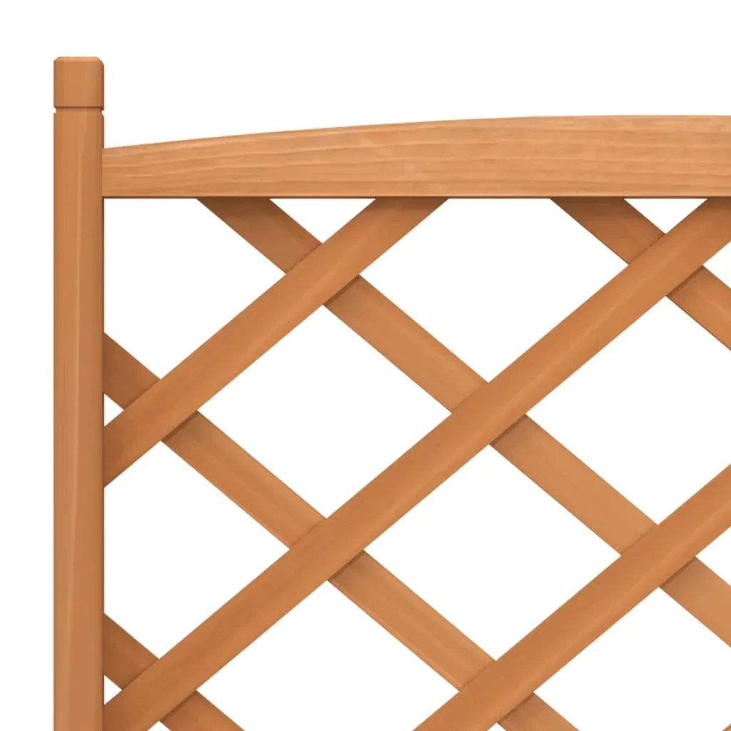 Planter with Trellis Brown Solid Wood Fir Price