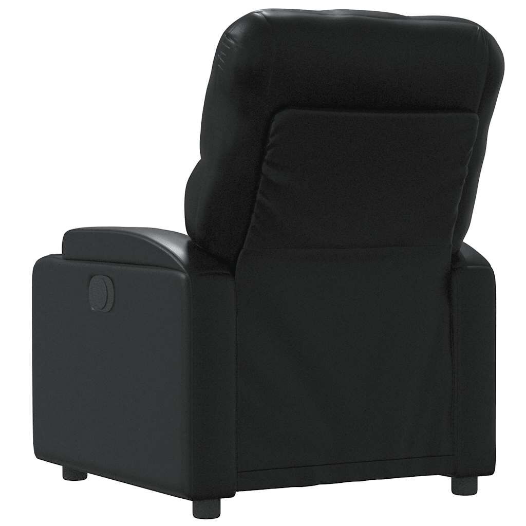 Massage Recliner Chair Black Faux Leather Price