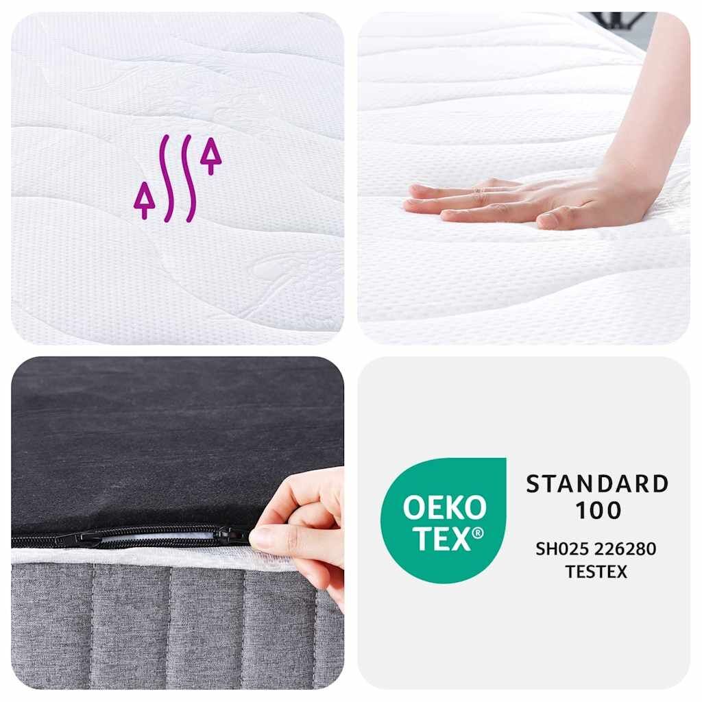 Pocket Spring Mattress Medium 90x190 cm Price