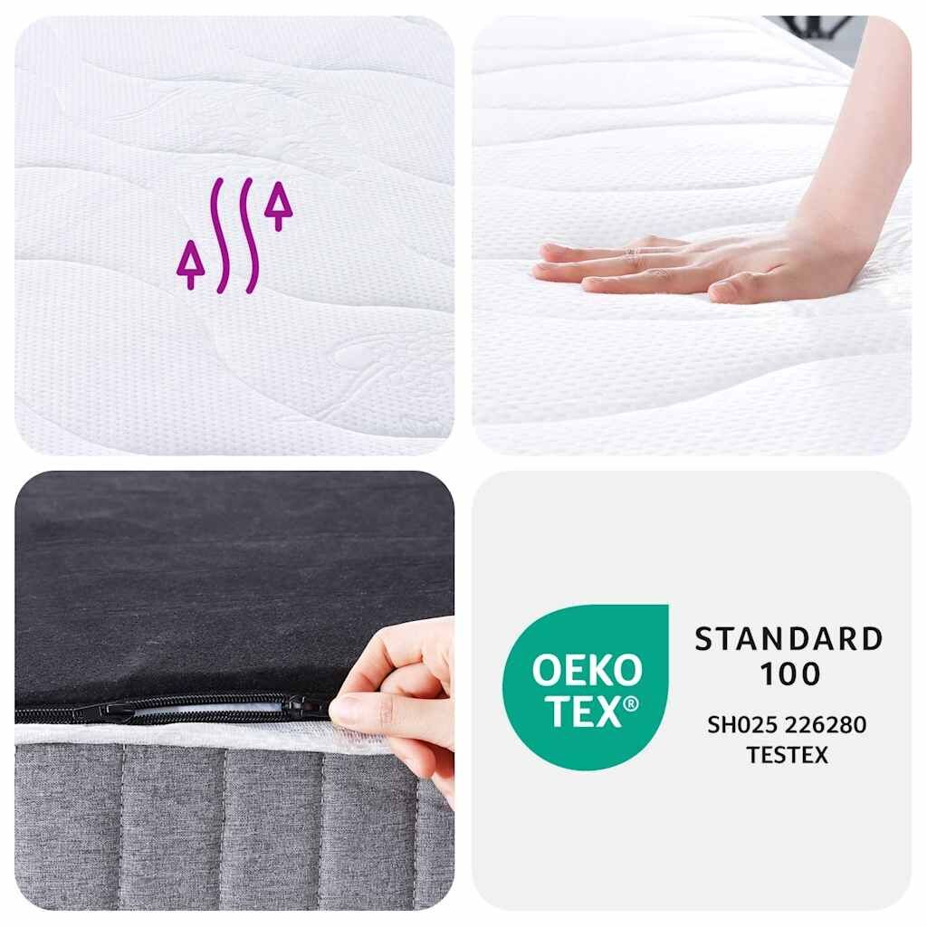 Pocket Spring Mattress Medium 152x203 cm Queen Size Price