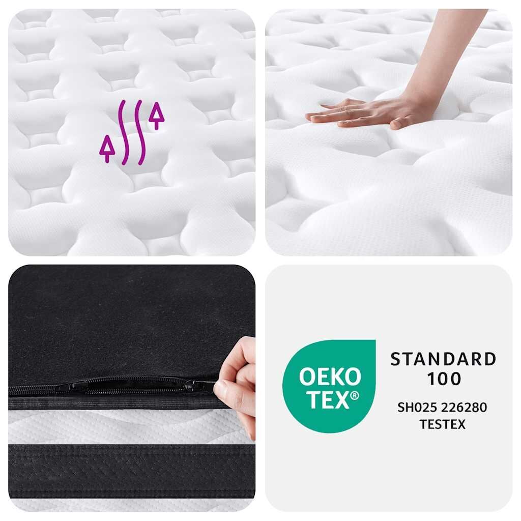 Pocket Spring Mattress Medium 152x203 cm Queen Size Price