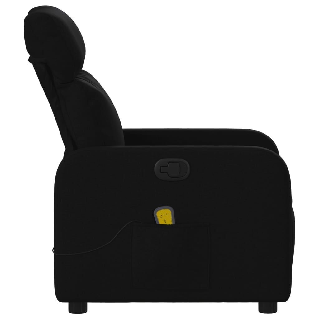 Massage Recliner Chair Black Fabric Price