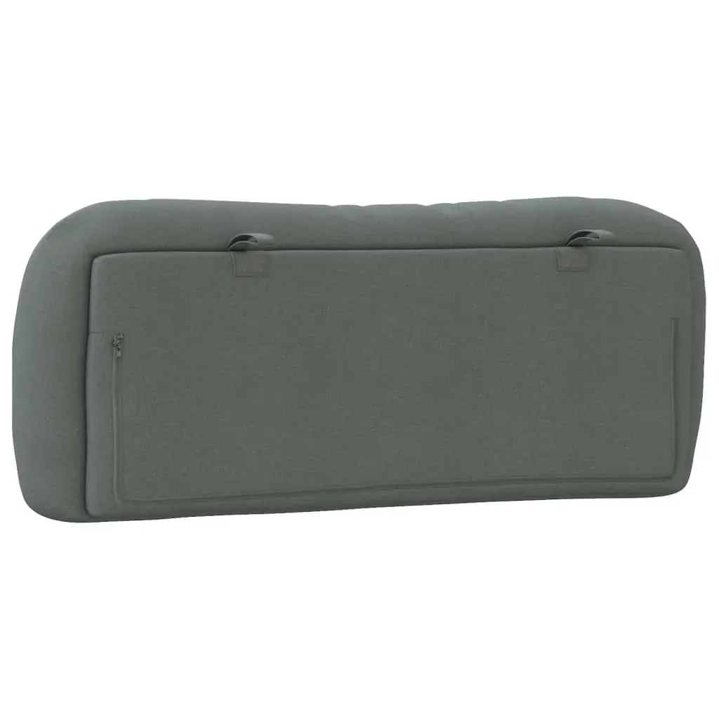 Headboard Cushion "Hvar" Dark Grey 107 cm King Single Fabric Price