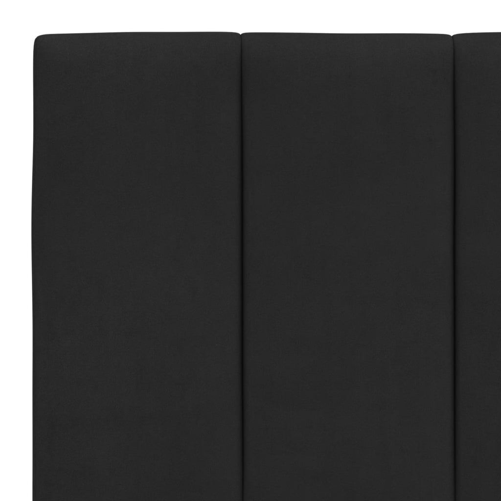 Headboard Cushion Black 152 cm Velvet Price