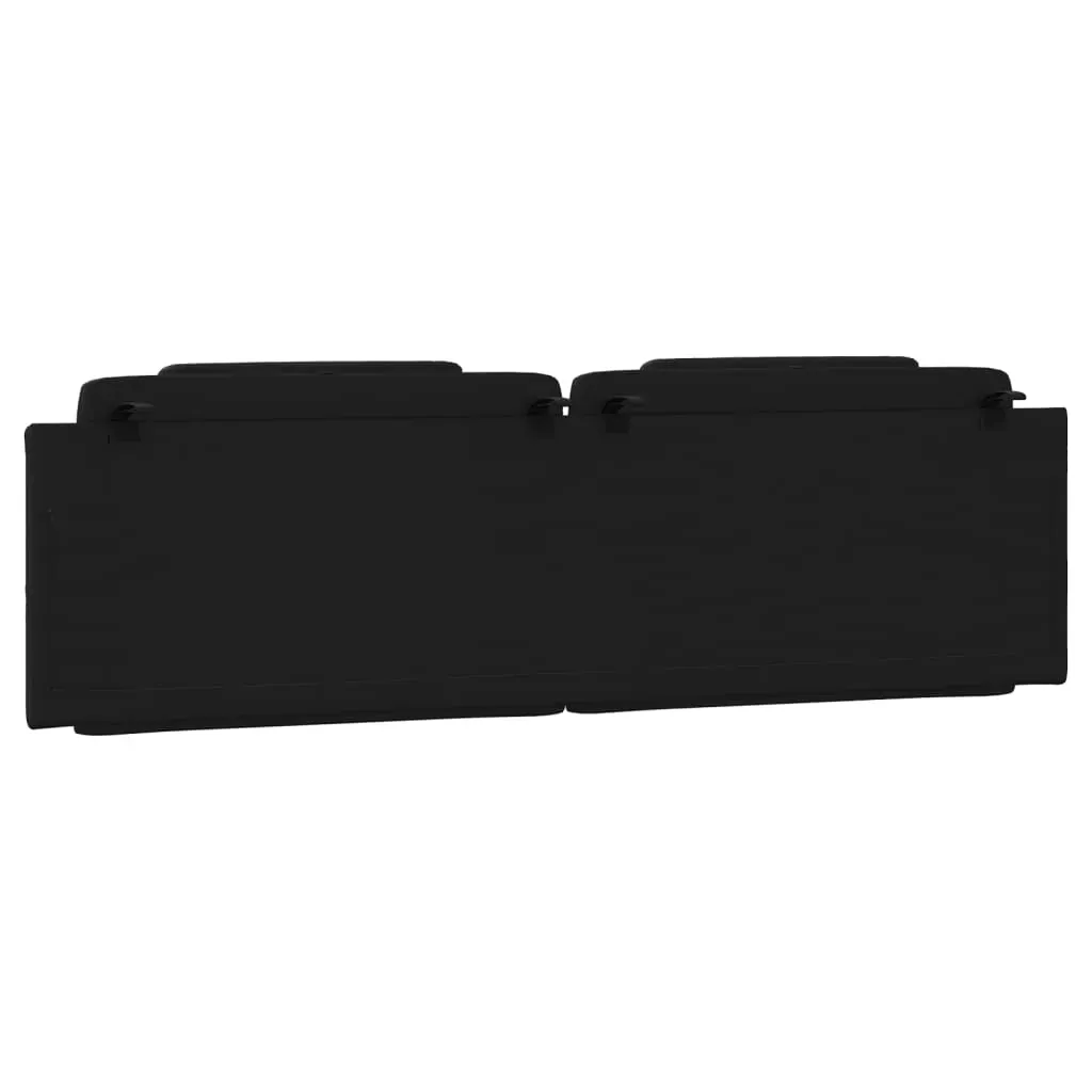 Headboard Cushion "Viana" Black 180 cm Faux Leather Price
