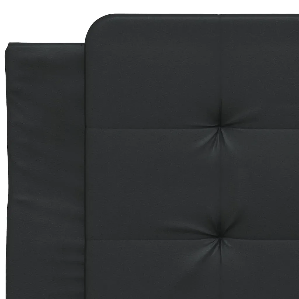 Headboard Cushion "Zadar" Black 90 cm Faux Leather Price