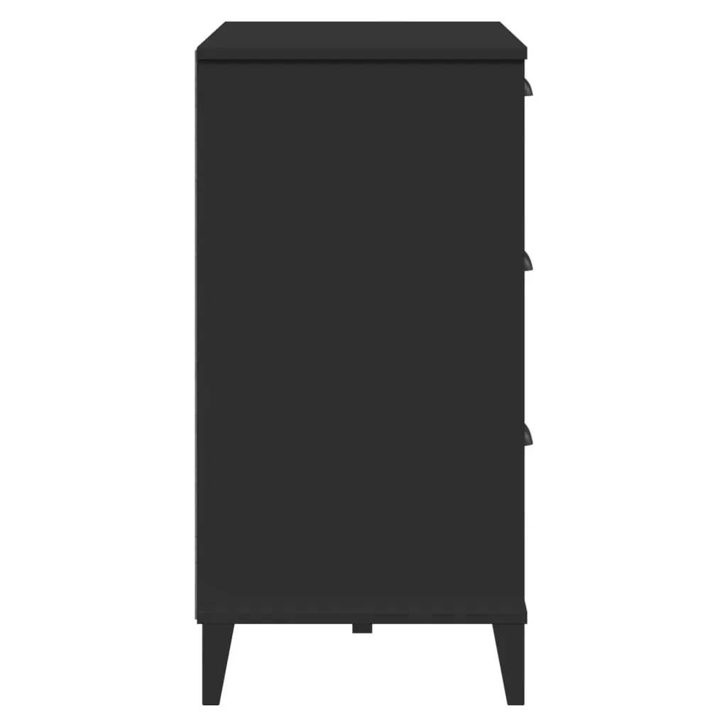 Drawer Cabinet VIKEN Black Engineered Wood Price