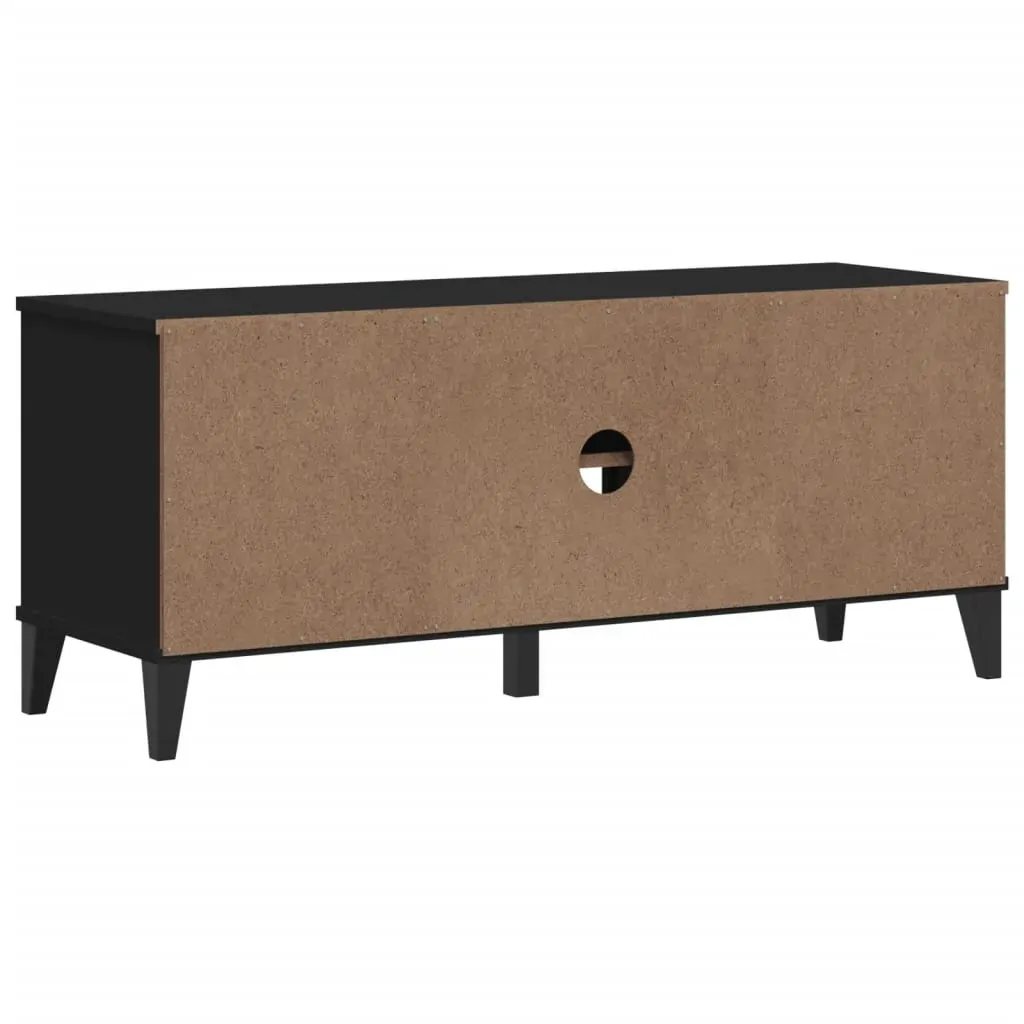 Shoe Bench VIKEN Black 106x35x45 cm Engineered Wood Price