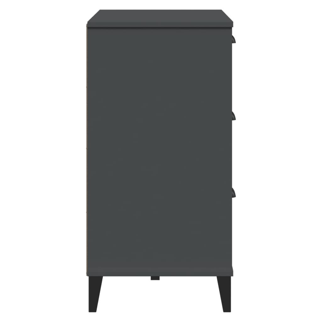 Sideboard VIKEN Anthracite Grey 80x40x80 cm Engineered Wood Price
