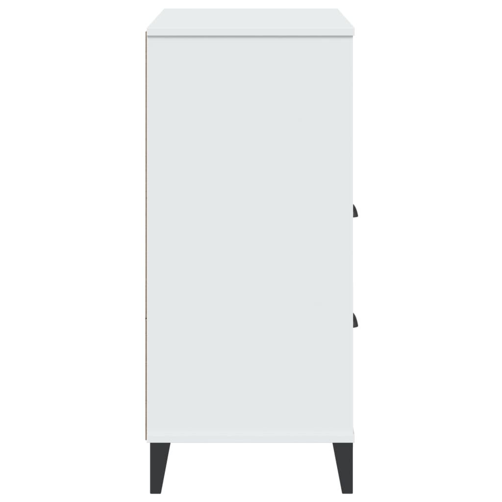 Bookcase VIKEN White 80x40x90 cm Engineered Wood Price