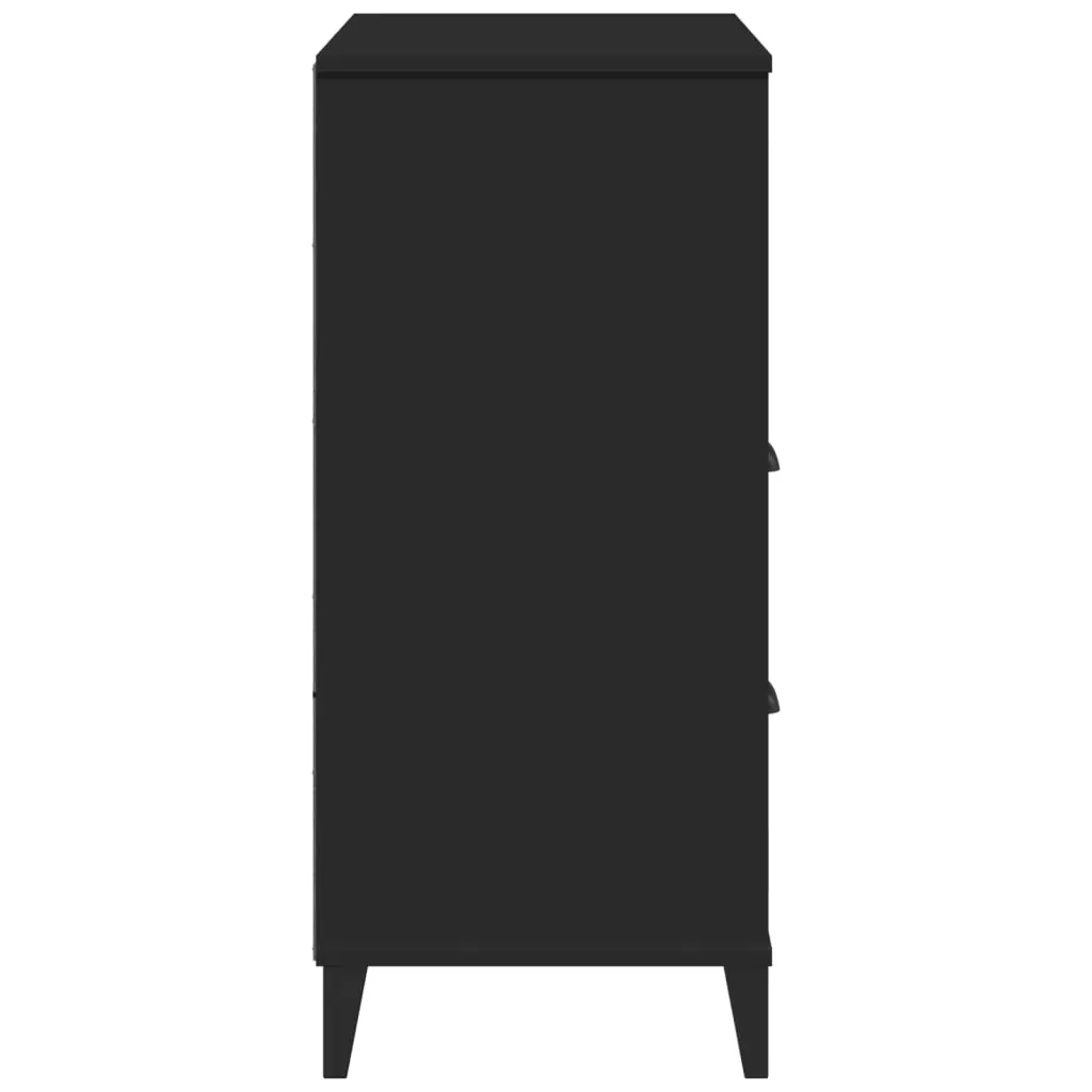 Bookcase VIKEN Black 80x40x90 cm Engineered Wood Price