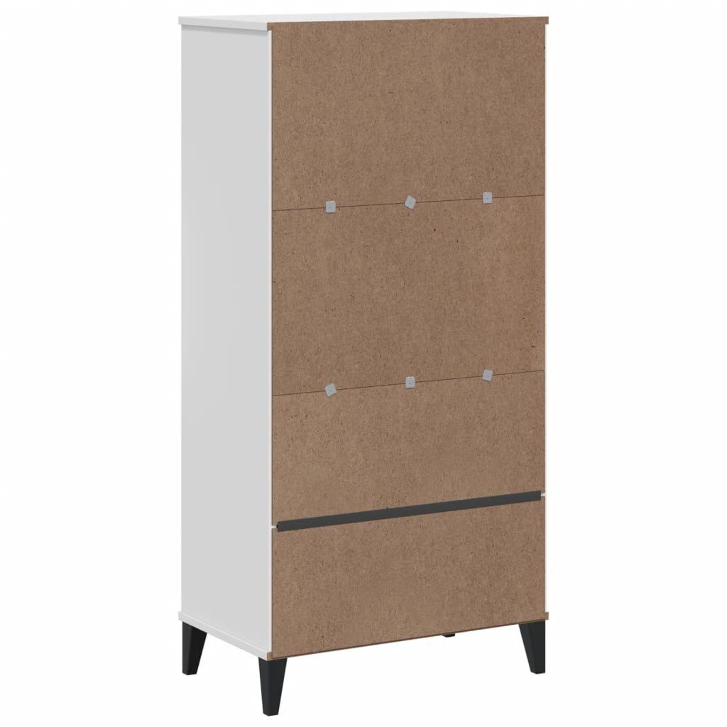 Bookcase VIKEN White 60x35x123 cm Engineered Wood Price