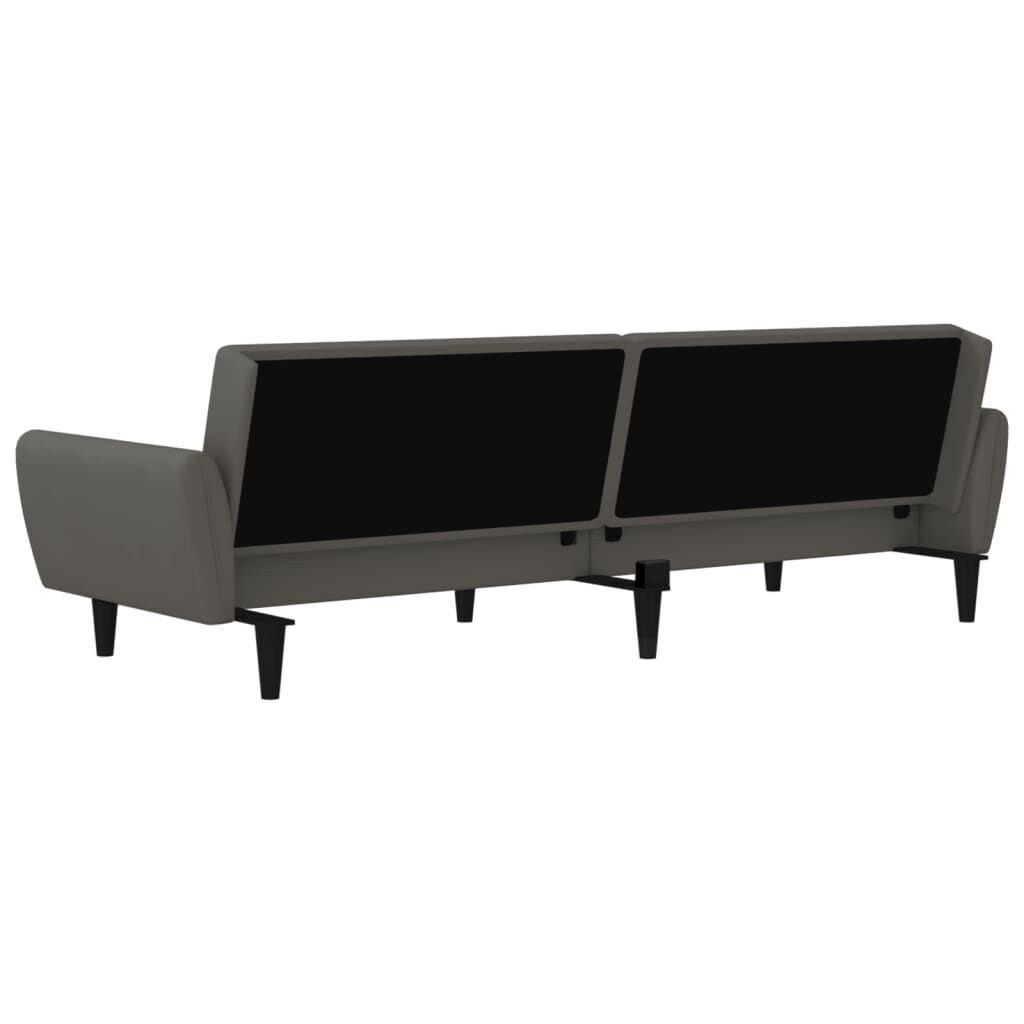 2-Seater Sofa Bed Dark Grey Velvet Price