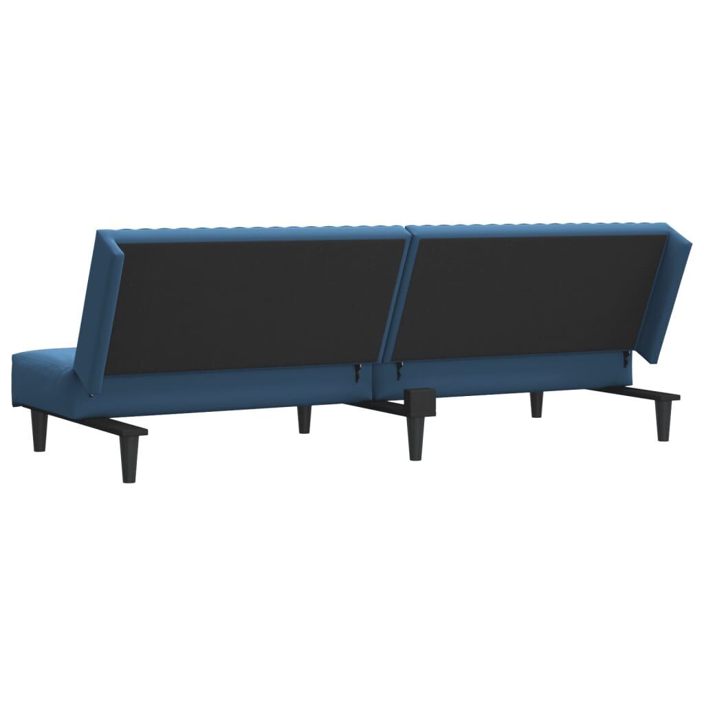 2-Seater Sofa Bed Blue Velvet Price